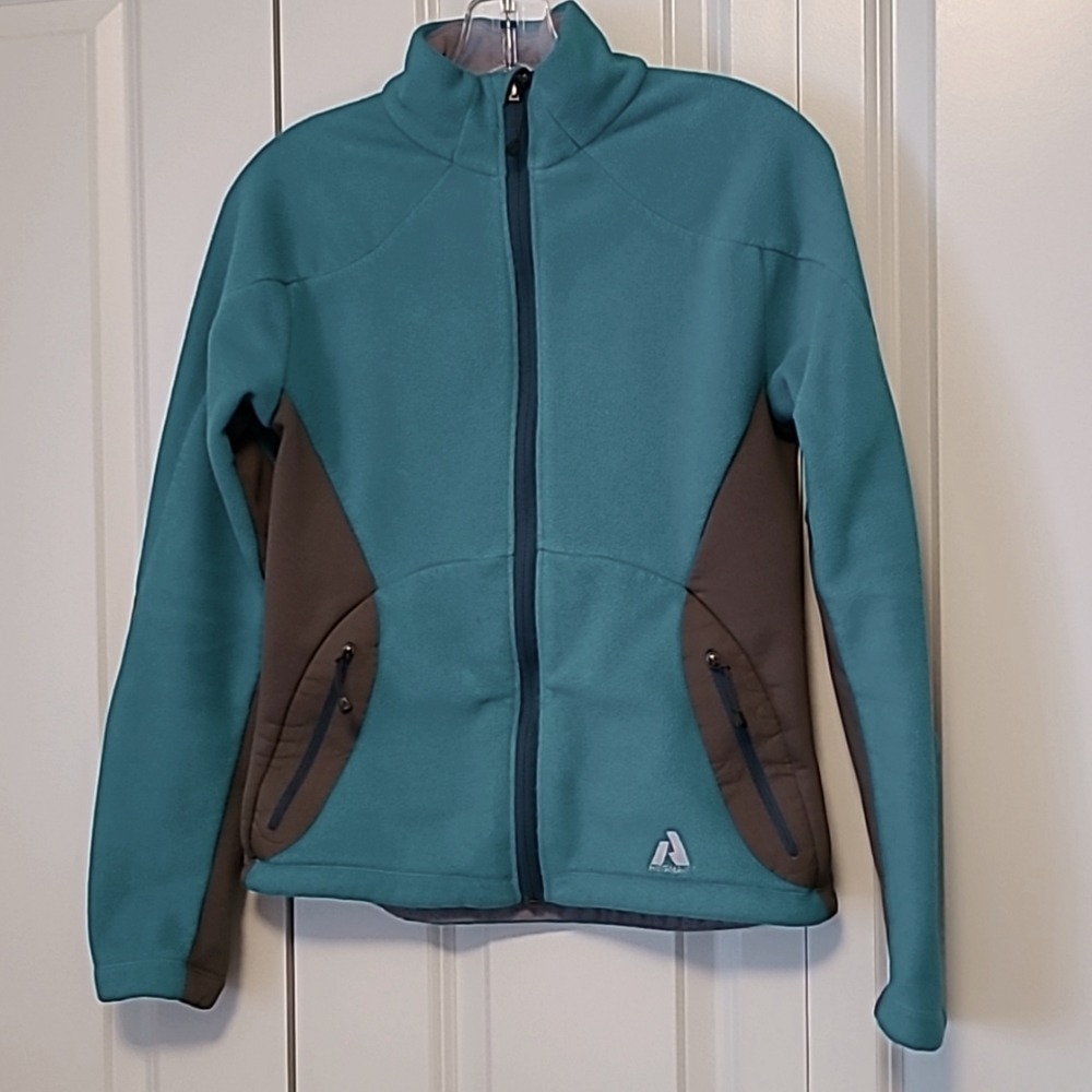 Teal Zipper Fleece Jacket - Size XS